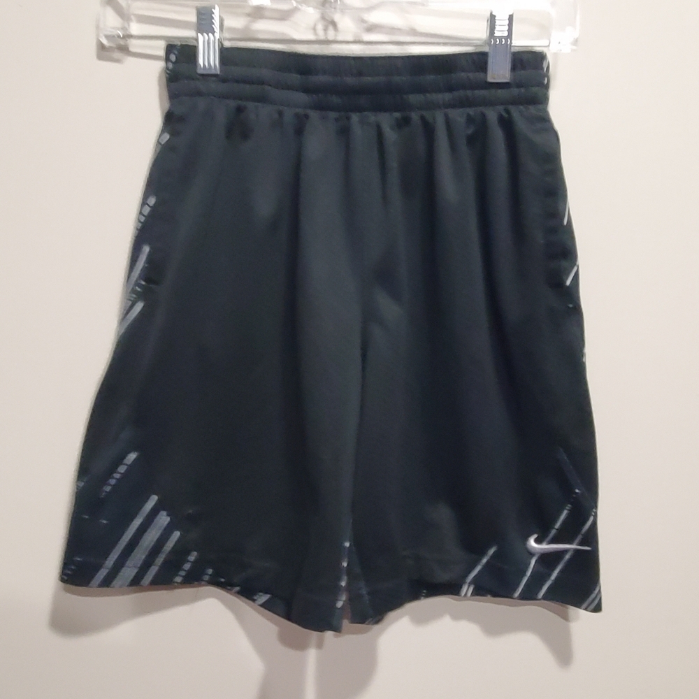 Nike Black Athletic Shorts with Modern Design Medium